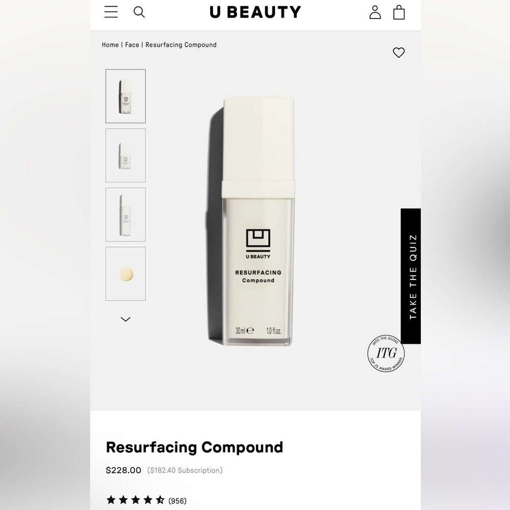 U Beauty Resurfacing Compound